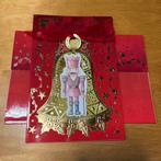 Luxe kerstkaart met uitdruk hanger / bijpassende envelop 2, Ophalen of Verzenden, Nieuw, Kerst