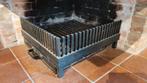 Degelijk haardrooster met aslade: 60x60cm, Huis en Inrichting, Haarden, Ophalen, Gebruikt, Vrijstaande haard