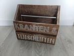 houten krantenbak & tijdschriften, Ophalen of Verzenden, Gebruikt
