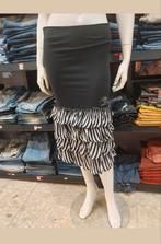 Nieuw! Silver Creek Apart stretch rok-jurk, M zebra, Maat 38/40 (M), Verzenden, Zwart, Nieuw