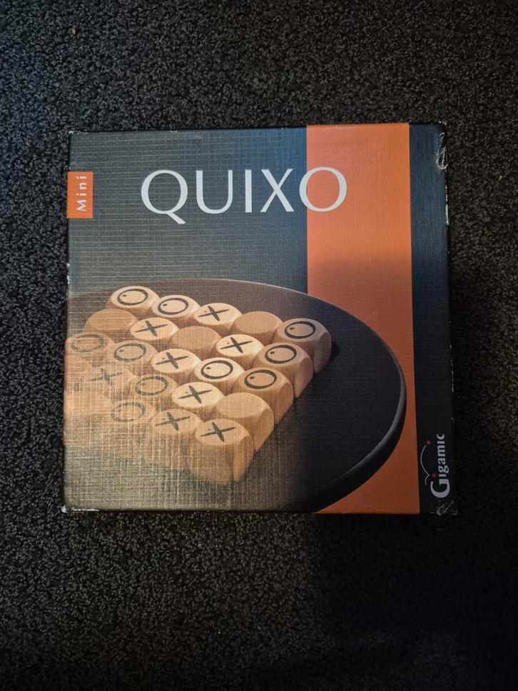 Quixo Gigamic Mini Houten Bordspel, Hobby en Vrije tijd, Gezelschapsspellen | Bordspellen, Zo goed als nieuw, Een of twee spelers