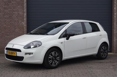 Fiat Punto 5-D 2012 Wit AIRCO/ 4S- BANDEN/ CRUISE CONTROL., Auto's, Fiat, Bedrijf, Punto, ABS, Airbags, Airconditioning, Bluetooth