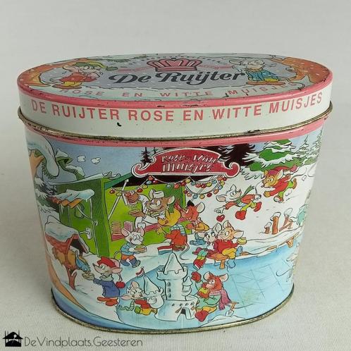 De Ruijter's rose en witte muisjes, Verzamelen, Blikken, Zo goed als nieuw, Overige merken, Ophalen of Verzenden