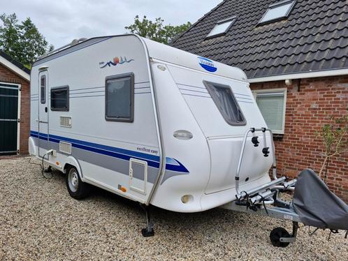 Hobby 410 SFe Excellent easy. Voortent en 2 x fietsenrek, Caravans en Kamperen, Caravans, Particulier, tot en met 4, 750 - 1000 kg