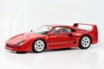 Norev 1/12 Ferrari F40 rood, Ophalen of Verzenden, Zo goed als nieuw, 1:9 t/m 1:12, Auto