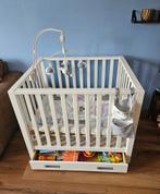 Box met Lade + Extra’s (Zie advertentie), Kinderen en Baby's, Boxen, Ophalen, Zo goed als nieuw, Vierkant, In hoogte verstelbaar