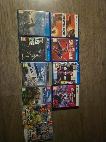 PS5, PS4, PS3 en Nintendo Games - Diverse Titels! beschikbaar voor biedingen