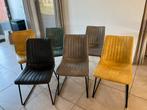 6 Moderne Keukenstoelen voor DIY project, Ophalen, Gebruikt, Overige kleuren, Metaal