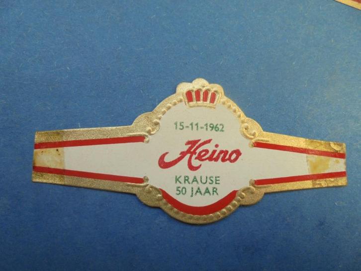 Sigarenband zuivel- melkfabriek KRAUSE uit Heino 1962, Verzamelen, Rookartikelen, Aanstekers en Luciferdoosjes, Zo goed als nieuw