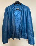 Super mooie nieuwe leerlook gevoerde jas Liv Collections L, Maat 52/54 (L), Blauw, LIV, Nieuw