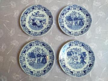 Blauw witte borden. beschikbaar voor biedingen