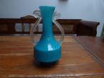 Vintage opaline vaas met handgrepen, Antiek en Kunst, Antiek | Glas en Kristal, Ophalen of Verzenden