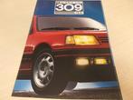 1987 Nederlands Peugeot 309 GTI folder izgst, Ophalen of Verzenden, Zo goed als nieuw, Peugeot