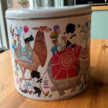 Groot bewaarblik- of trommel van Jip en Janneke beschikbaar voor biedingen