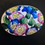 Vintage emaillen broche – Made in Germany, ca. 1920–1940, Ophalen of Verzenden, Zo goed als nieuw, Overige materialen
