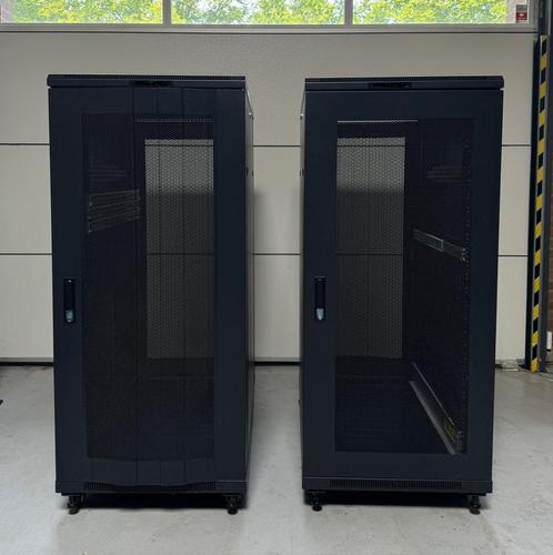 Server kast rack perforated doors 27U 600x1000x1400 WxDxH, Computers en Software, Serverkasten, Zo goed als nieuw, Geperforeerd