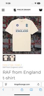 Nieuw RAF Target Spitfire England 3 Lions shirt L XL, King of Orange, Wit, Ophalen of Verzenden, Maat 56/58 (XL)
