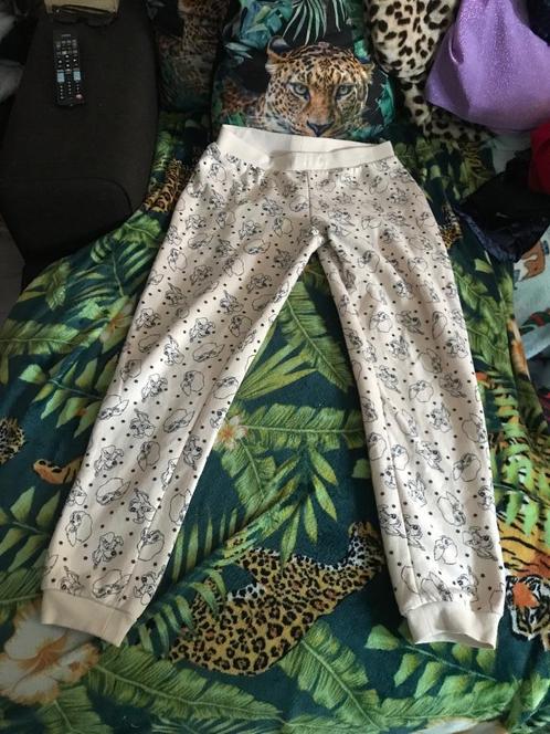Pyjama broek lady en de vagenbond, Kleding | Dames, Broeken en Pantalons, Gedragen, Maat 34 (XS) of kleiner, Beige, Lang, Verzenden