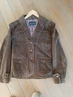 Velours bruin jasje, Ophalen of Verzenden, Gedragen, Maat 38/40 (M), Bruin
