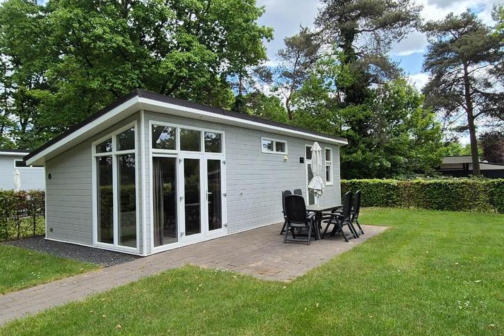 Chalet (2015) te koop op 262 m² eigen grond op de Veluwe, Vakantie, Vakantiehuizen | Nederland, Gelderland en Veluwe, Chalet, Bungalow of Caravan