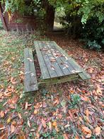 2 Houten Tuinbanken - Ophalen Koningsbosch, Ophalen, Gebruikt, Rechthoekig, Hout