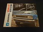 Brochure Vauxhall Viva GT & VX 4/90 1970, Ophalen of Verzenden, Zo goed als nieuw, Overige merken