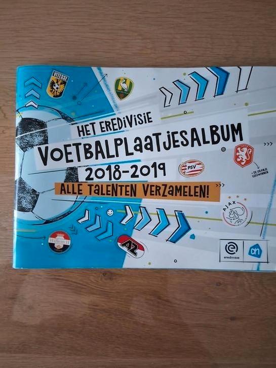 Verzamelboek met voetballers van de  topclubs van 2018-2019, Verzamelen, Supermarktacties, Albert Heijn, Ophalen of Verzenden