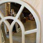 Trendy spiegel -houten lijst - wit - 120 x 80 cm-TTM Wonen, Huis en Inrichting, Woonaccessoires | Spiegels, Nieuw, 75 tot 100 cm