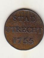 Stad Utrecht - Duit 1755 ZF+, Postzegels en Munten, Munten | Nederland, Overige waardes, Vóór koninkrijk, Losse munt, Verzenden