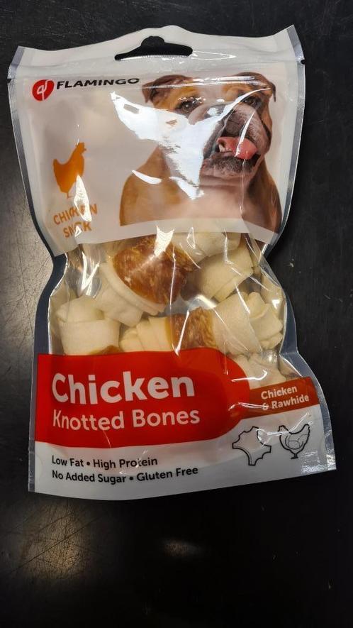 Hondensnack kipbotjes 8 zakjes a 85 gram van €42,32 nu €20,-, Dieren en Toebehoren, Dierenvoeding, Hond, Ophalen of Verzenden