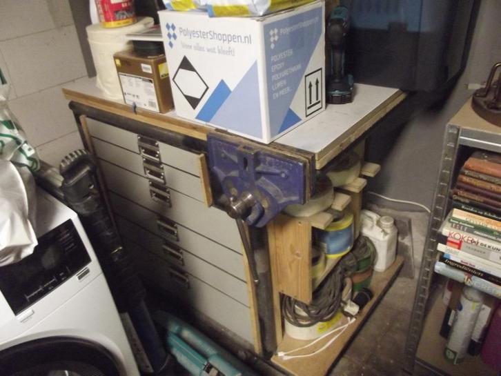 werkbank, Doe-het-zelf en Verbouw, Werkbanken, Gebruikt, 70 tot 120 cm, Ophalen