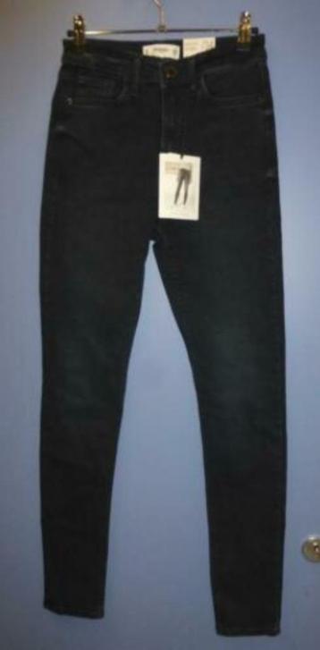 Mango nieuwe jeans donkerblauw / zwart high rise mt XS 32211 beschikbaar voor biedingen