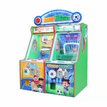 Arcade speelmachine basketbal/voetbal te huur  beschikbaar voor biedingen