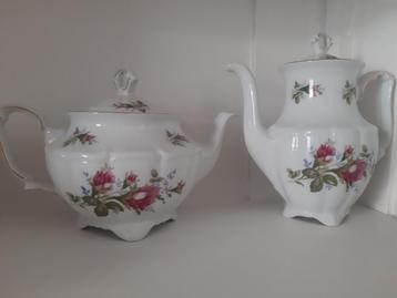 Prachtie Poolse servies Chodziez - Roze Roosje, complleet beschikbaar voor biedingen