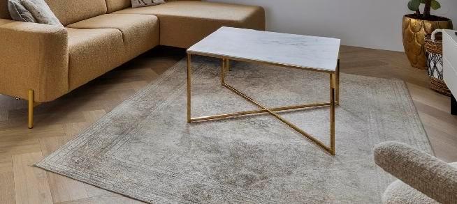 Grijs Patroon Vloerkleed / Gray Patterned Rug, Huis en Inrichting, Stoffering | Tapijten en Kleden, Zo goed als nieuw, 200 cm of meer