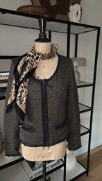 MOSCOW vest maat L niet gedragen jeansblauw afgewerkt, Maat 38/40 (M), Bruin, Ophalen of Verzenden, Moscow