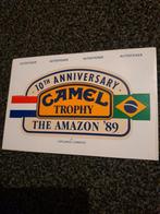 Camel trophy the amazon 89 autosticker vintage, Verzamelen, Ophalen, Zo goed als nieuw, Auto of Motor