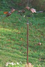 Mooie grote Tuinsteker, windspel, pendel met twee Vogels, Ophalen of Verzenden, Nieuw