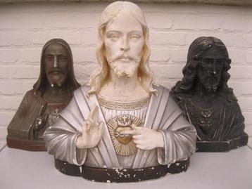Jesus Christus Heilig Hart beelden in gips beschikbaar voor biedingen