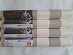 4 rollen STREPEN BEHANG taupe wit – Elegantie en Rust 7358.1, Huis en Inrichting, Stoffering | Behang, Ophalen of Verzenden, Minder dan 10 m²