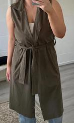 Steps donkergroene  blazer zonder mouwen, zakken en ceintuur, Kleding | Dames, Maat 42/44 (L), Ophalen of Verzenden, Zo goed als nieuw