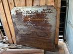 Ijzeren grondplaat, Ophalen of Verzenden, Hout, Overige soorten