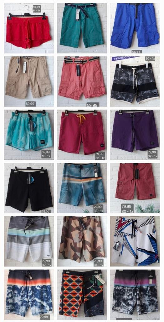 Spotprijs! Partij verkopen.O'Neill
Shorts/Zwembroeken, Ophalen of Verzenden, Nieuw, Overige maten