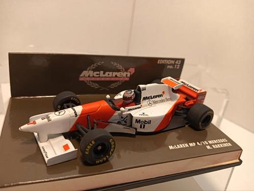 F1 McLaren mp4/10 m.hakkinen Minichamps 1,43, Hobby en Vrije tijd, Modelauto's | 1:43, Zo goed als nieuw, Auto, MiniChamps, Ophalen of Verzenden