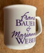 Frans Bauer & Marianne Weber Beker/Mok, Verzamelen, Ophalen of Verzenden