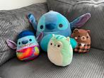 Disney Stitch squishmallows 4 knuffels eekhoorn en beer, Ophalen of Verzenden, Zo goed als nieuw