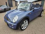Mini 1.6 16V Cooper Cabrio 2004 Blauw, Auto's, Mini, Voorwielaandrijving, 4 cilinders, Cabriolet, Handgeschakeld