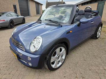 Mini 1.6 16V Cooper Cabrio 2004 Blauw beschikbaar voor biedingen