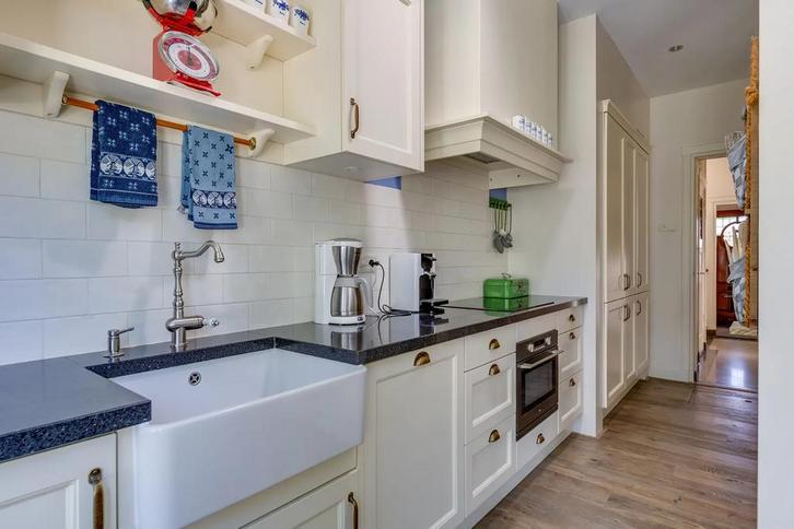 Schmidt complete keuken, Huis en Inrichting, Keuken | Complete keukens, Gebruikt, Enkelwandige keuken, Crème, Composiet, Ophalen