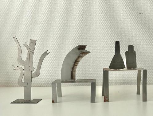 3 miniatuur sculpturen van Klaas Gubbels, Antiek en Kunst, Kunst | Designobjecten, Ophalen
